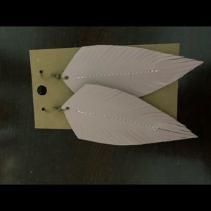Handmade Geniune Leather Earrings